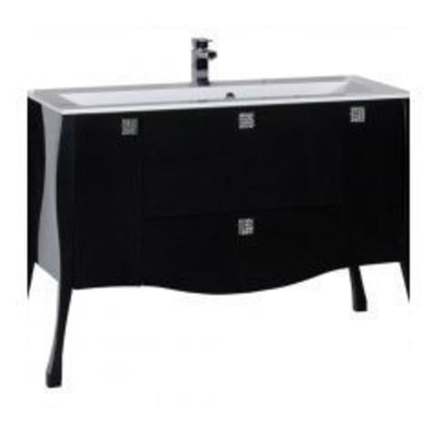 Тумба с раковиной Aquanet Мадонна 120 черный