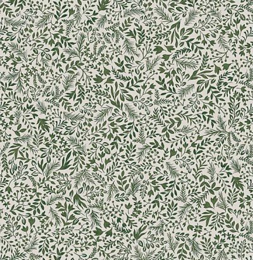 Мелкораппортный растительный дизайн с листьями