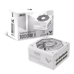 Блок питания ASUS 1000W, TUF Gaming 1000W Gold White Edition, Full Modular, TUF-GAMING-1000G-WHITE