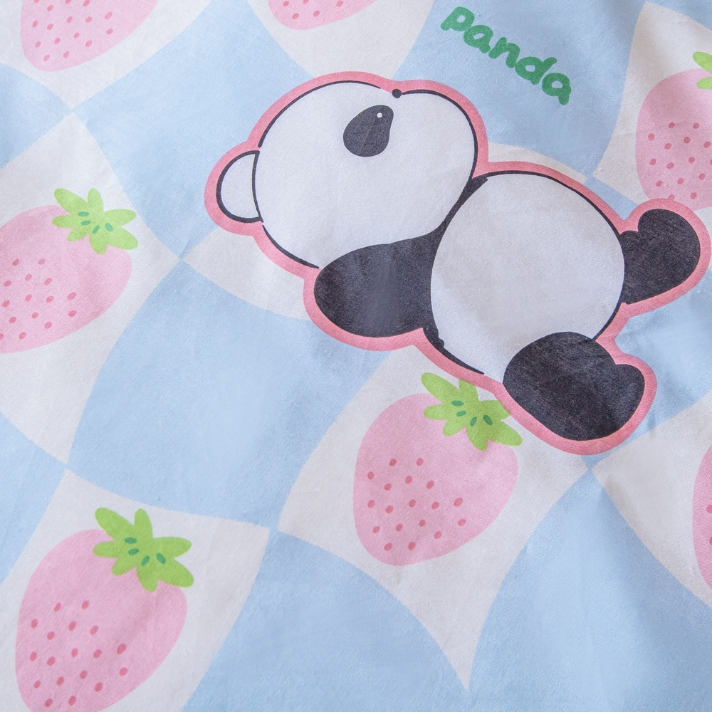 Комплект постельного белья на резинке Сатин Люкс KIDS 100% хлопок CDKR083 1.5-спальный наволочки 50x70