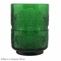 Lenardi 583-037 Набор из 6 стаканов 360 мл в под.уп.(х4)Стекло