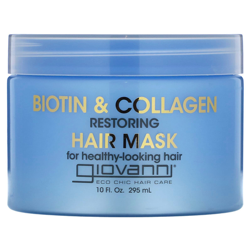 Giovanni, Восстанавливающая маска для волос с биотином и коллагеном, 295 мл (10 жидк. унц.)