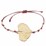 Браслет в виде листа Тополь Ester Bijoux BCL34-G/9