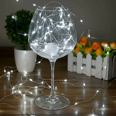 Гирлянда электрическая "Нитка" 100 ламп LED, 10м, цвет теплый белый, LQ-01-1