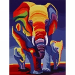 Алмазная мозаика 20*30см «Арт-Слоны» М23098