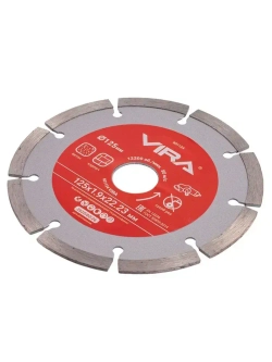 Диск алмазный сегментный по бетону 125 мм 2 шт VIRA