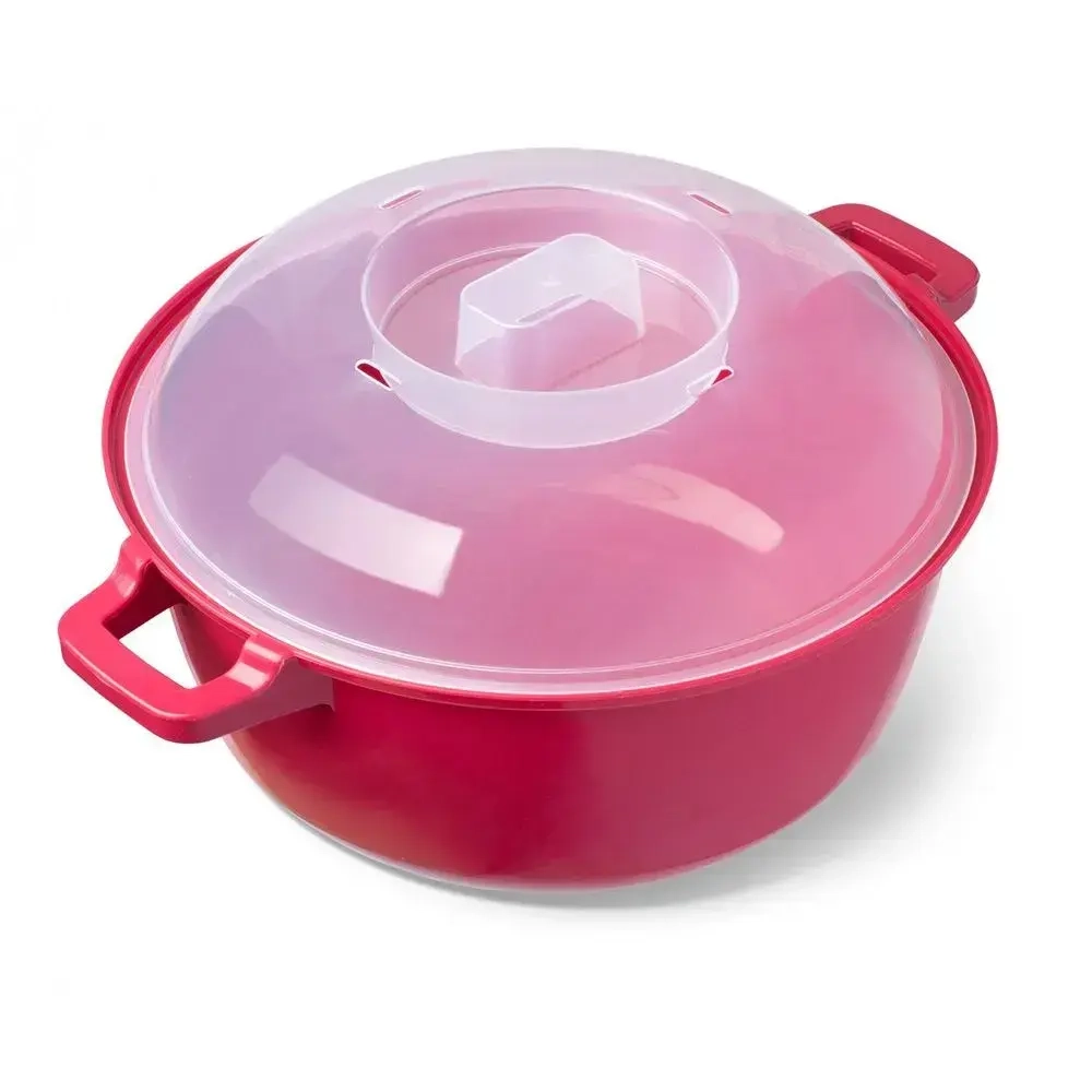 Кастрюля для СВЧ Маджико 3л колор С419-01-КОЛ (комплект 8 шт)