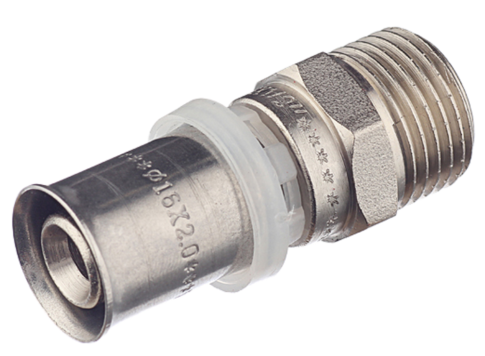 Пресс муфта 20 х 3/4 M  ViEiR  (180/10шт)