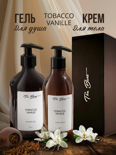 Набор для тела The Bunt "Tobacco Vanille", гель для душа и крем