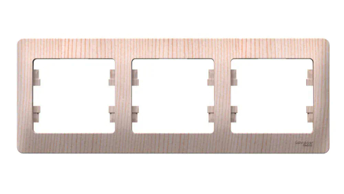 GLOSSA 3-постовая РАМКА, горизонтальная, СОСНА