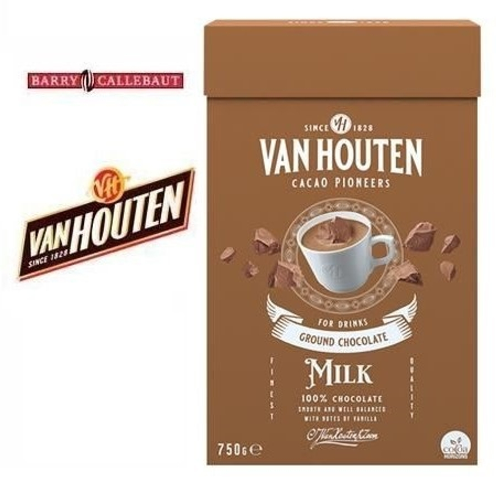 Горячий шоколад Van Houten Ground Milk Chocolate Drink, 150 гр