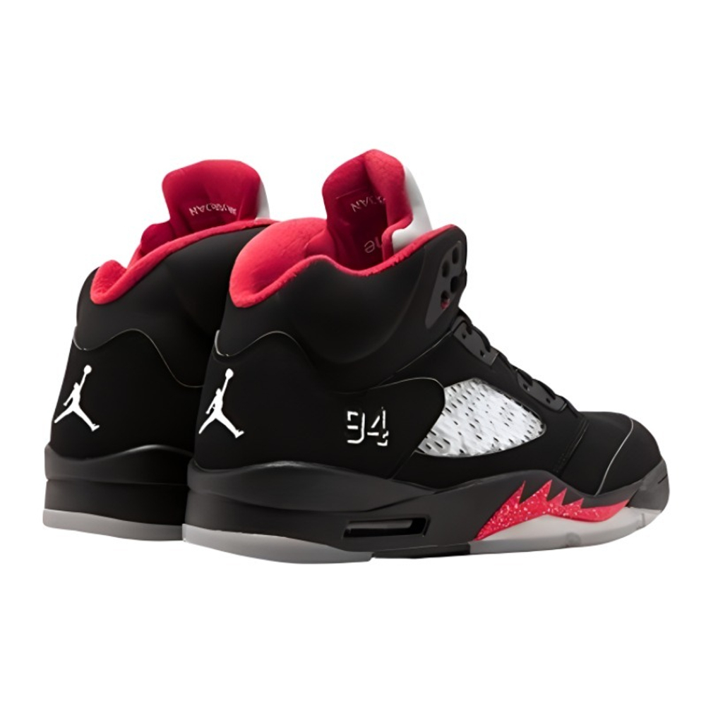 Supreme X Jordan Air Jordan 5 Retro Black Hyper Sneakers