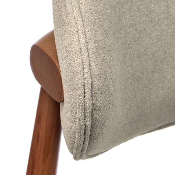 Стул Mod, орех, бежевое букле