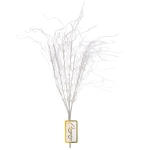 Ветка декоративная «Морозное солнце» 40 см, Белый