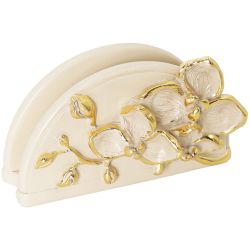 Сувенир Салфетница Орхидея Мильтония Айвори