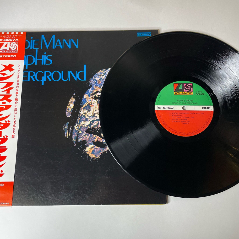 Винтажная виниловая пластинка LP Herbie Mann Memphis Underground (Japan 1971) (Obi) Chain Of Fools
