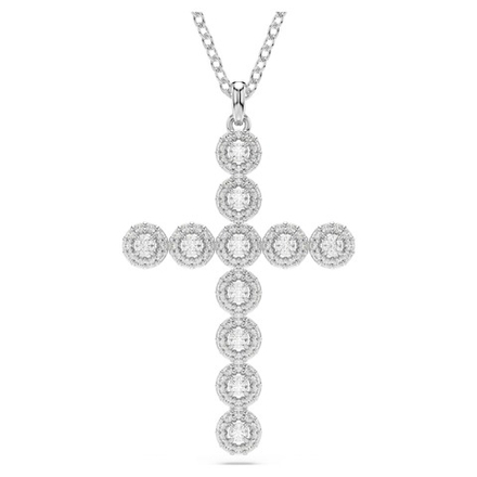 INSIGNE:PEND CROSS_ANGELIC WHI/RHS