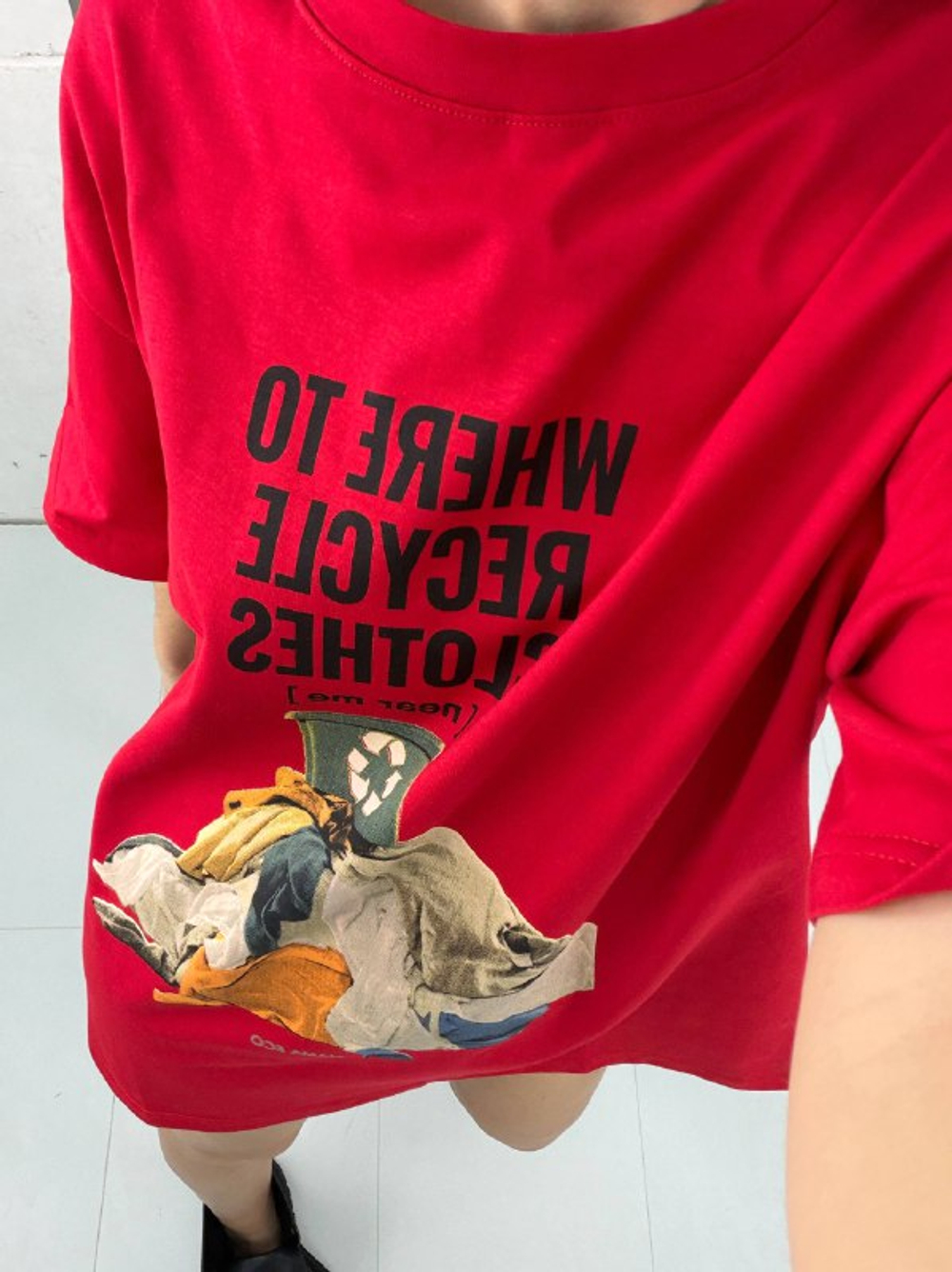 Футболка женская артикул 702 цвет "красный"