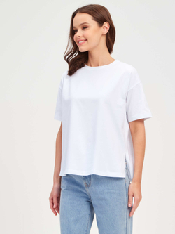 Футболка oversize с разрезами по бокам