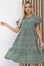 Платье Лапушка (зеленое) П13536-18М LT Collection