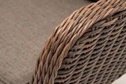 "Прованс" диван из искусственного ротанга трехместный, цвет коричневый