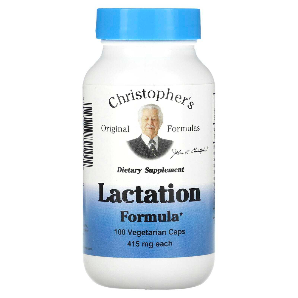 Christopher's Original Formulas, средство для лактации, 460 мг, 100 растительных капсул