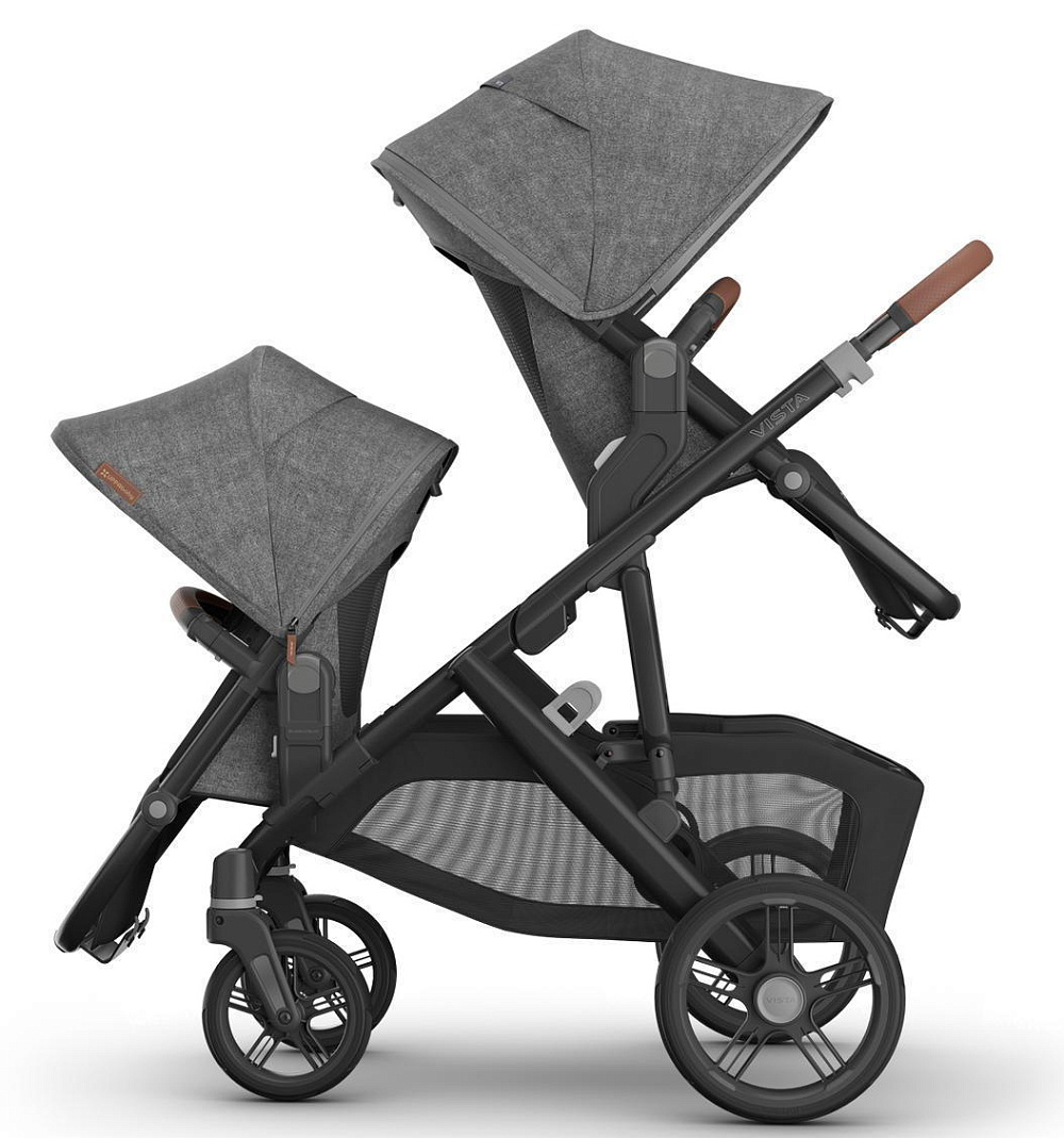Коляска для погодок UPPAbaby Vista V3 2 в 1 (2 прогулочных блока и люлька) Greyson