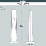 Парковый столб Fumagalli  000.613.000.A0