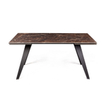 Стол раскладной Grant (160+40+40), мрамор испанская керамика коричневый