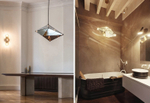 Pendant design lamp  Maxhedron Vertical by Bec Brittain (Amber)