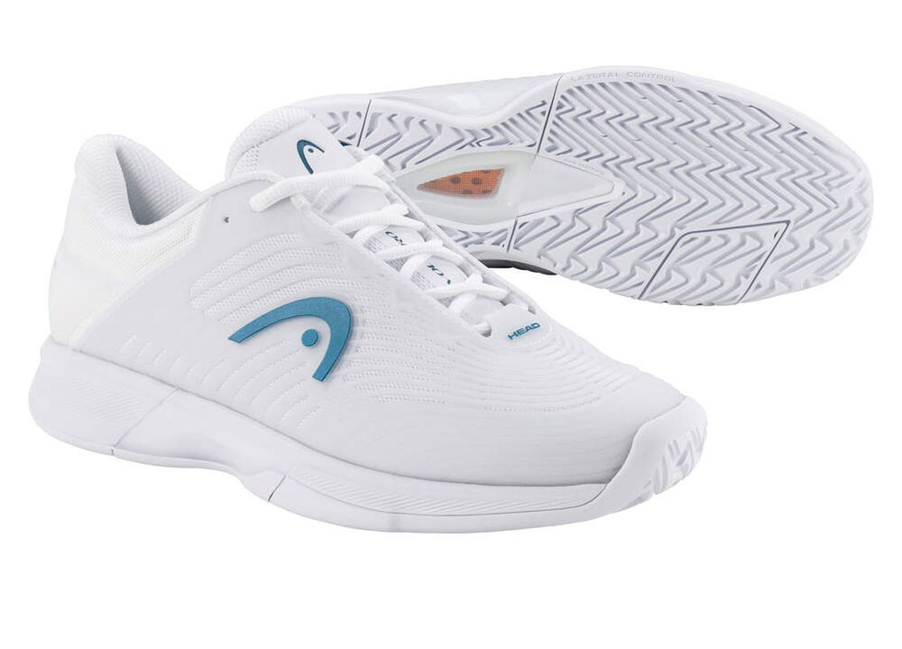 Женские теннисные кроссовки Head Revolt Pro 4.5 - white/twilight blue