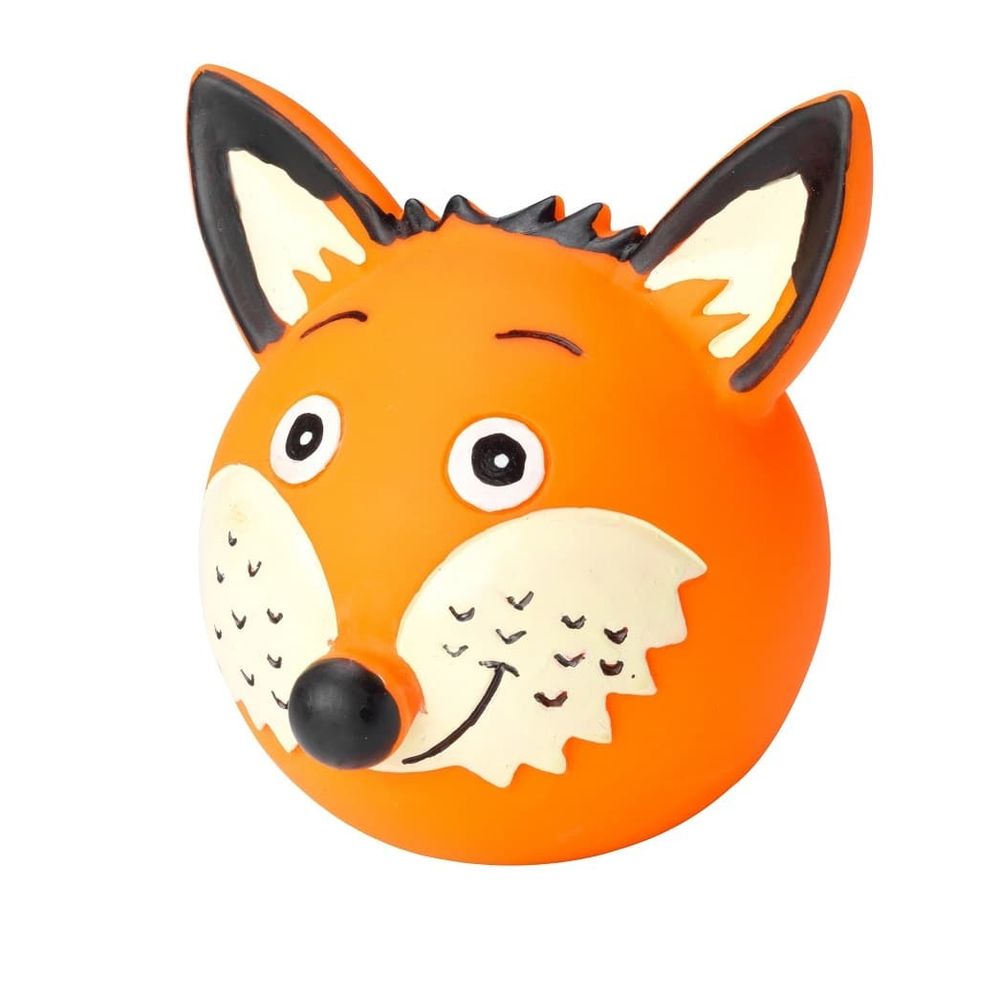 Игрушка для собак &quot;Лиса&quot; винил, размер 9 x 10.5 x 11 см, Eastland Pet