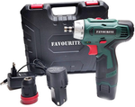 Акк. дрель-шуруповёрт FAVOURITE DC 12MF 12В, 2Ач, 22Нм Li-ion съём.патрон (101121312)