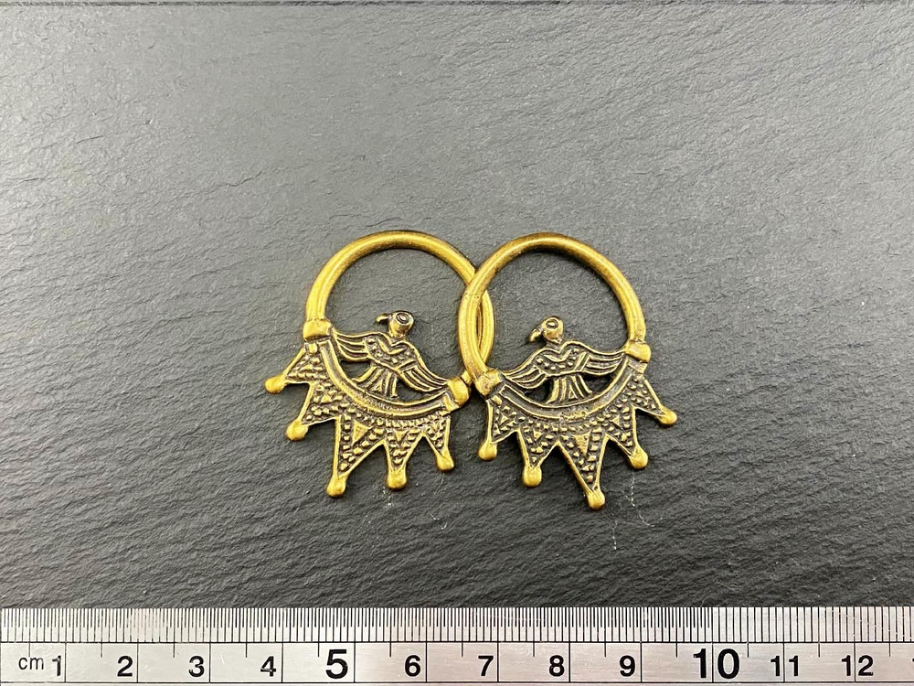 Височные кольца. Русь 11-12 в. (пара)