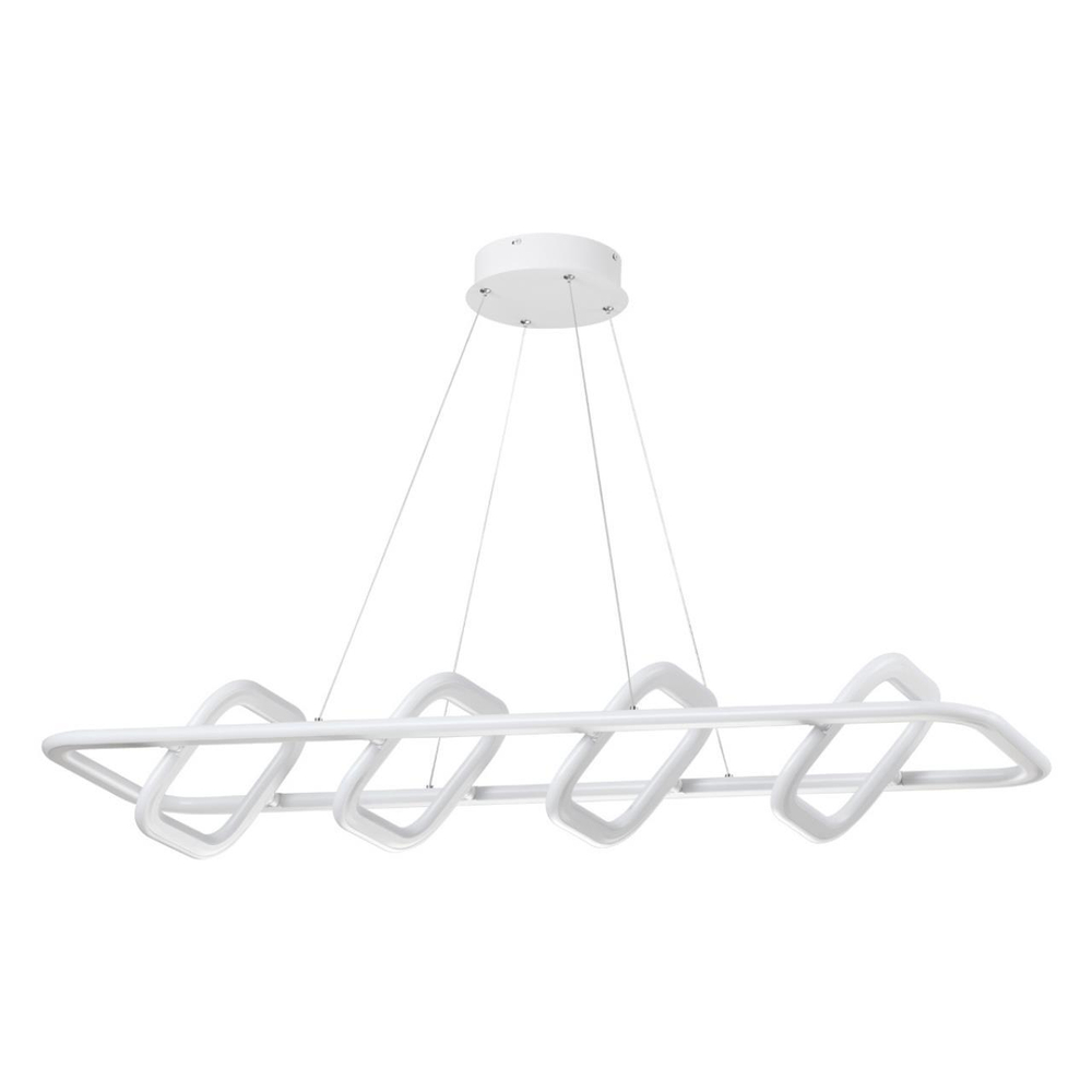 359184 OVER NT23 312 белый Светильник подвесной диммируемый, в комплекте пульт ДУ IP20 LED 4000К 175W 220V ONDO