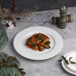 Тарелка d 25,5 см белая фарфор P.L. Proff Cuisine [4]