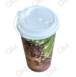 Крышка для стакана 80 мм "Покров. Полимер" с клапаном (белая) (1000шт/кор)