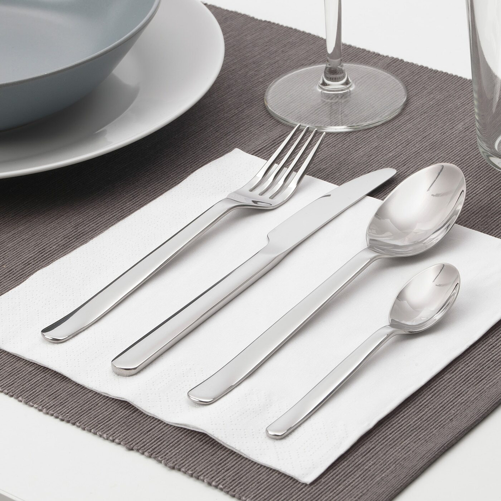 IKEA 365+ Набор столовых приборов, 24 предмета, нержавеющая сталь