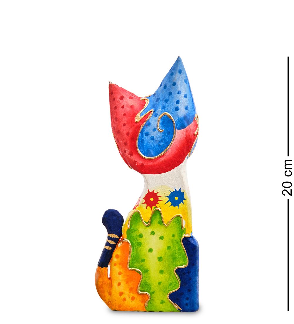 Decor and Gift 99-129 Фигурка «Кошка» н-р из двух 30, 20 см (албезия, о.Бали)