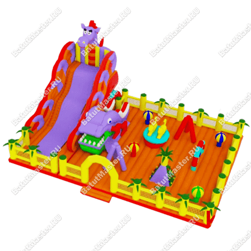 Надувной батут "Долина сказок макси"