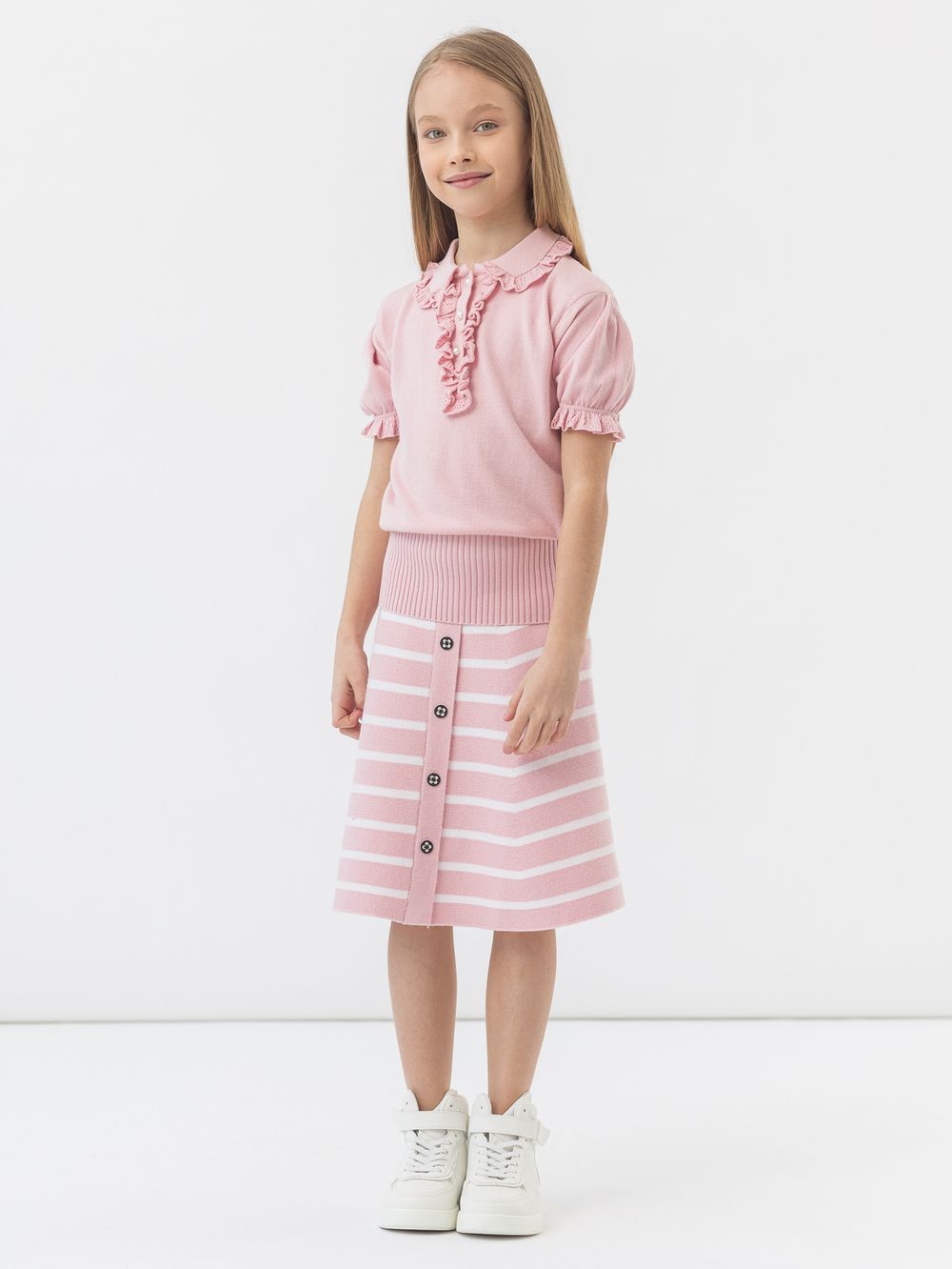 Джемпер розовый для девочки арт. AT925