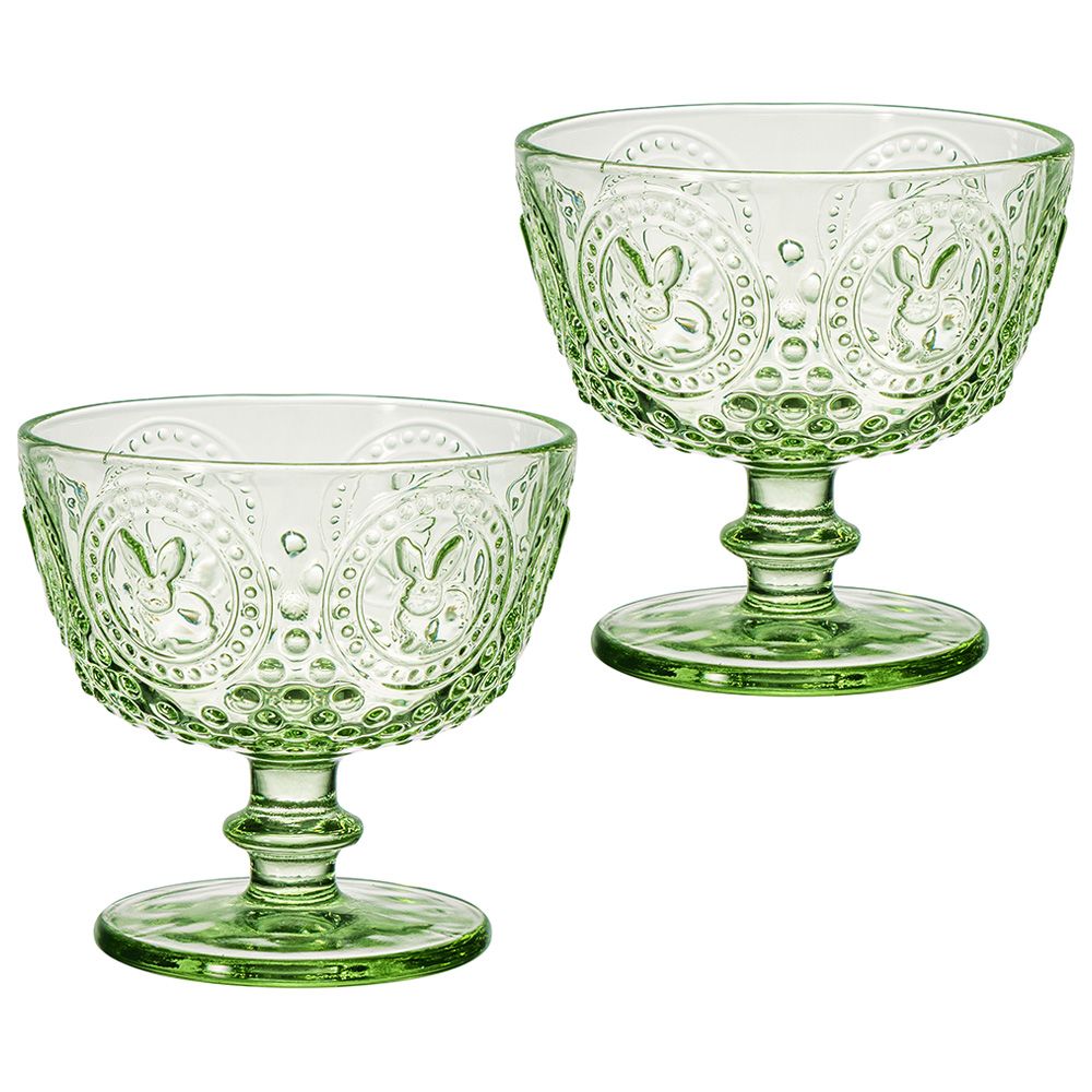 НАБОР КРЕМАНОК "SUNDAY" GREEN 2ШТ/11*11*10,5 СМ