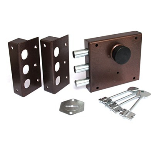 Замок накладной гаражный С-П Богатырь ЗГН тяж. с/вертушк.  / 4488