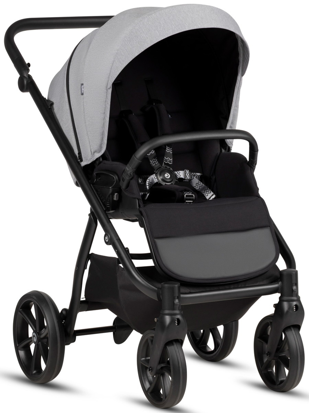 Детская коляска Tutis Leo 3 Plus 3 в 1 с автокреслом Elo Lux EduSky Black 1582068 Warm Grey