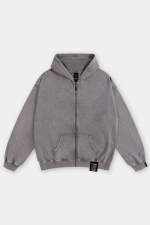 Зиппер SHMOT "BLANK" GARMENT DYE Серый