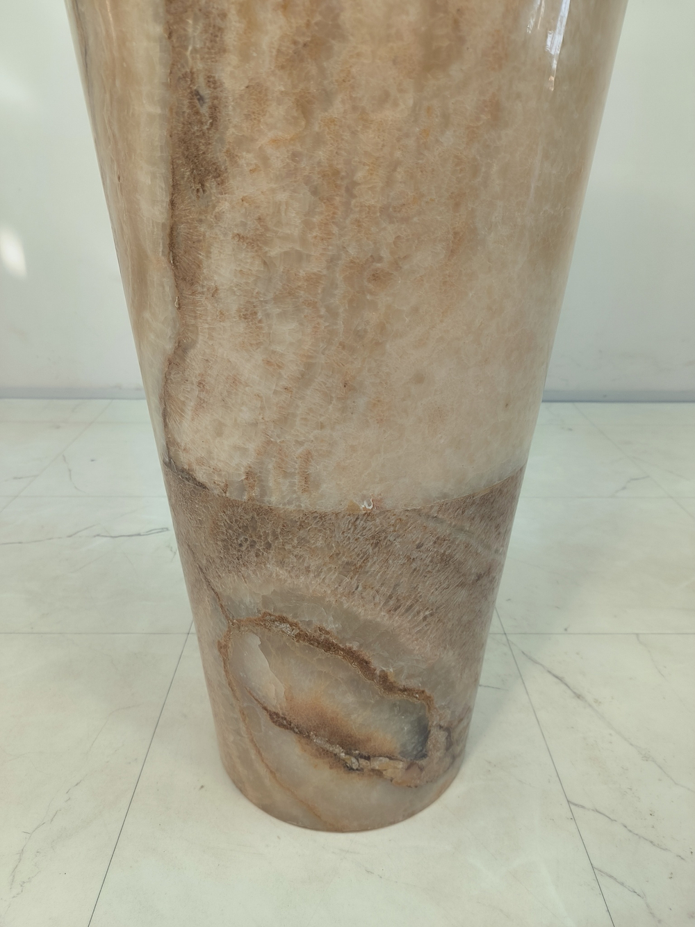 Раковина напольная из оникса Yellow ON-61358 (40*40*90)