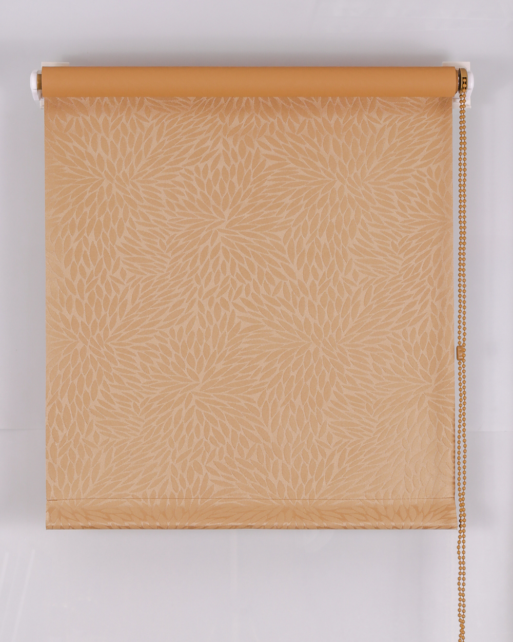 Рулонная штора BLOCKOUT подсолнух кофе