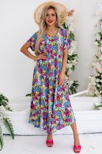 Платье Магия лета (розовый/желтый) Р11-867/20 Nikol (Акция)