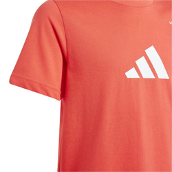 Футболка для мальчика теннисная Adidas Junior Aeroready Tennis Category Graphic - красный