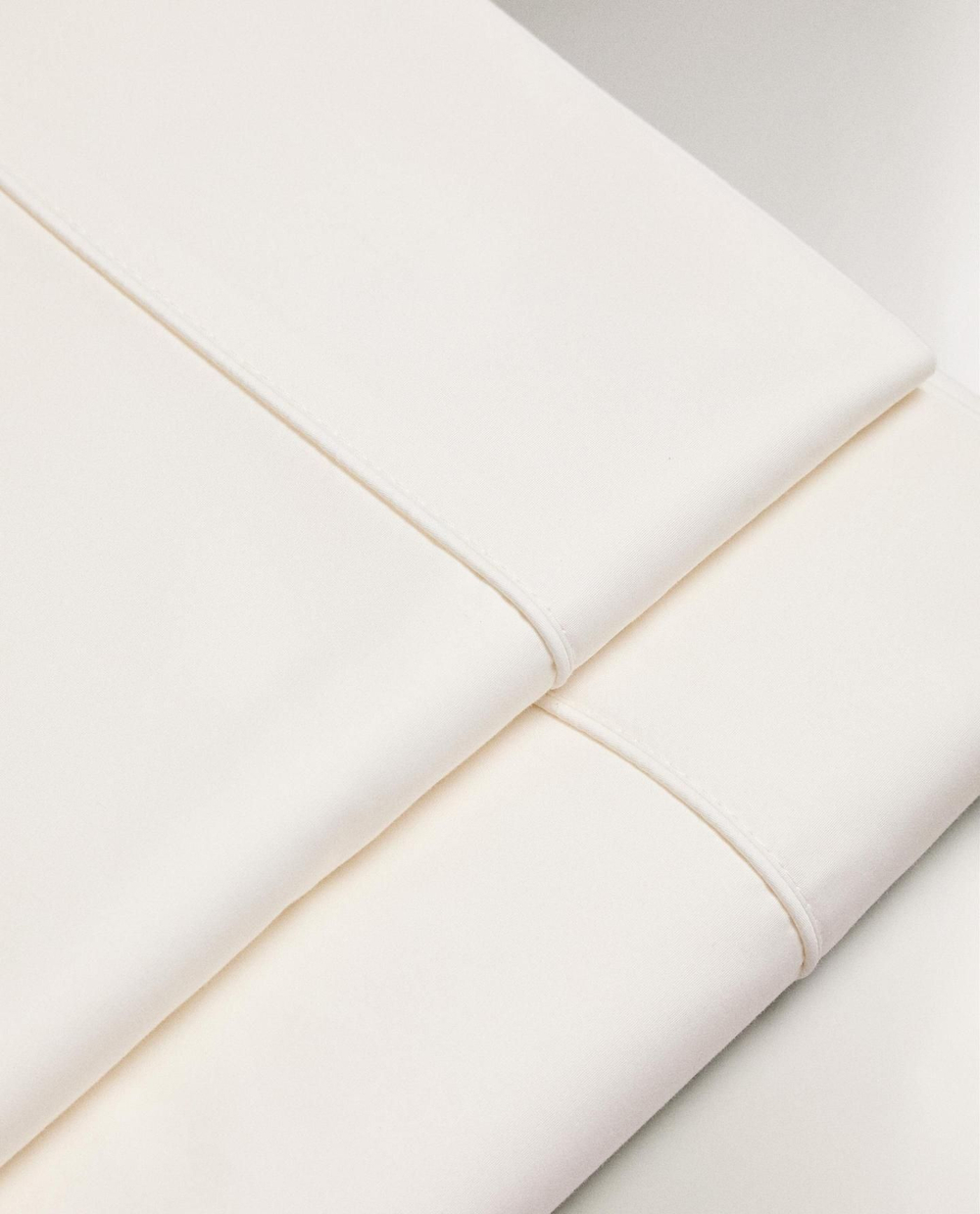 Zara Home - Простыня из перкаля (800 нитей), экрю, 210x280 см